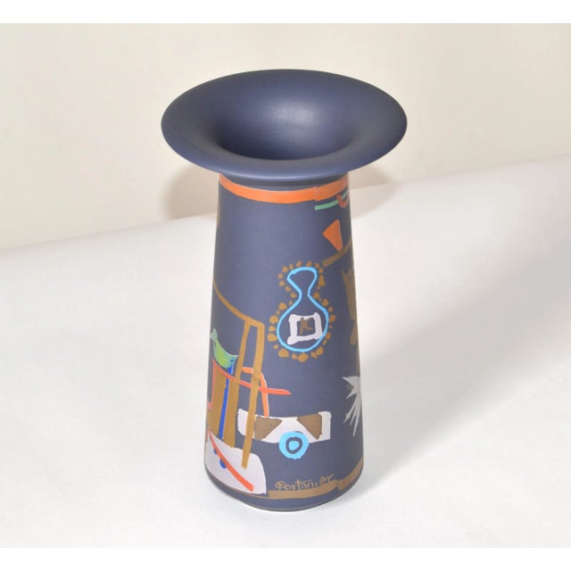 1960s Rosenthal Porcelain Flower Vase Liguria Gilbert Portanier Studio-Linie Germany For Sale - Image 5 of 13