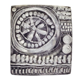 Donald Drumm Wall Plaque or Tray For Sale