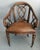 1950s Regency Style Mahogany Leather Armchair For Sale In Raleigh - Image 6 of 6
