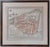 City Plan of Rotterdam in Frame, 1850, Paper For Sale