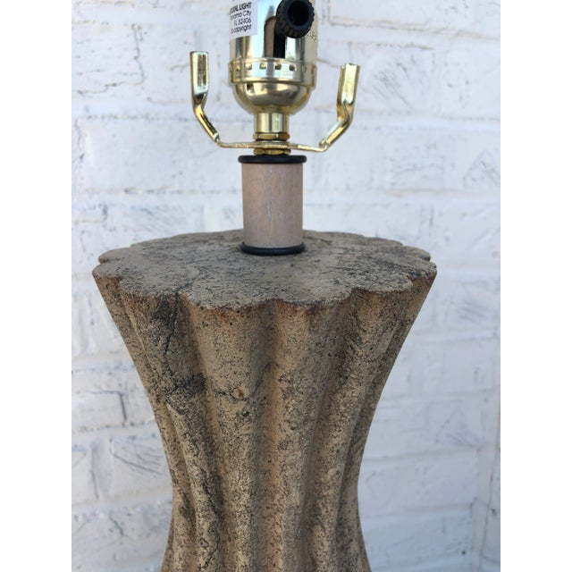 Late 20th Century Volcanic Stone Pele Table Lamp For Sale - Image 4 of 10