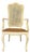 Vintage Thomasville French Provincial Cane Back Armchair | French Country Accent Chair | Restoration Project For Sale