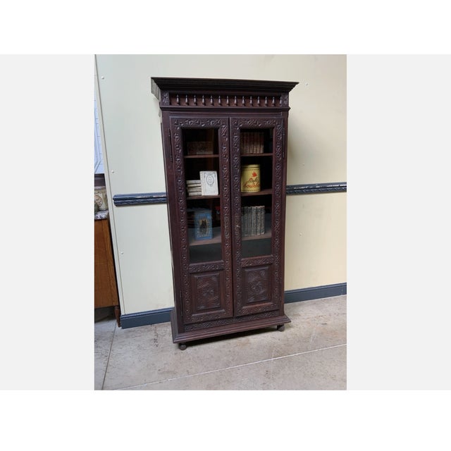 Antique Breton Display Cabinet, 1880s For Sale - Image 3 of 12