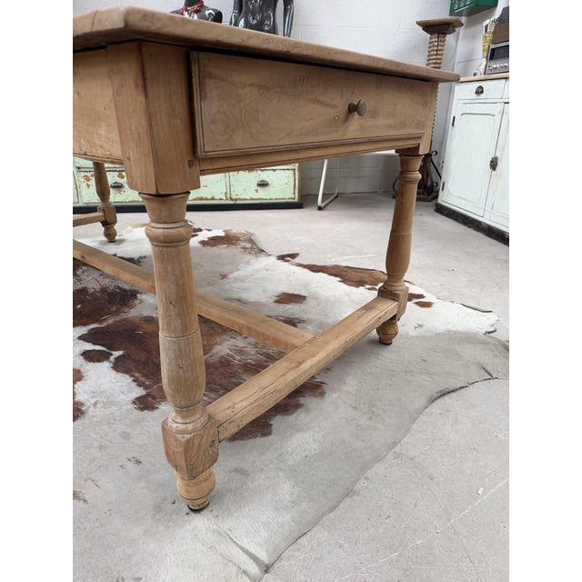 Brown 19th Century Country Table in Cherry Wood For Sale - Image 8 of 12