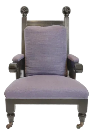 Antique Anglo Indian Accent Armchair