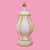 Faux Bamboo Single Yellow Table Lamp For Sale - Image 4 of 4