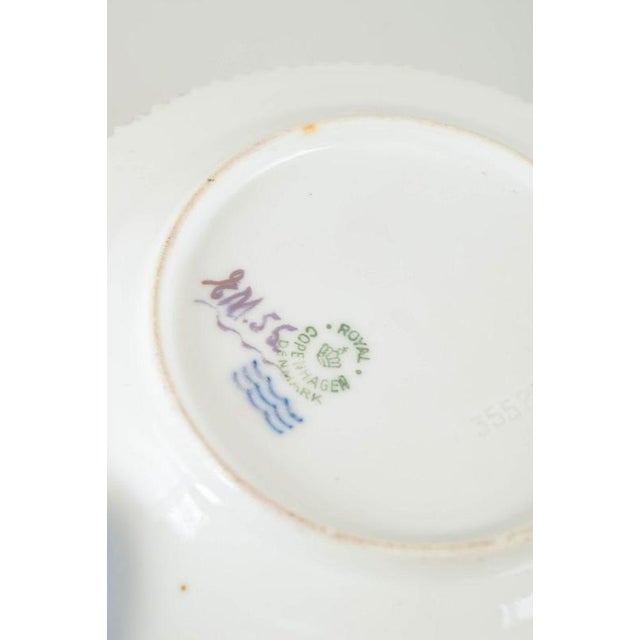 Flora Danica Porcelain Side Plate from Royal Copenhagen, 1920s For Sale - Image 4 of 5