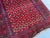 Textile Vintage Afghan Baluchi Hand-Knotted Wool Rug – Red Geometric Tribal Pattern, Soft Pile Rug For Sale - Image 7 of 11