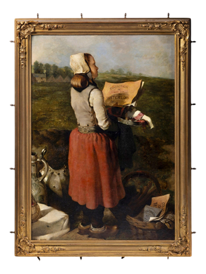 William Heazle, Irish the Spoils of Waterloo, Paint