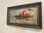 1970s Vintage Impressionist Oil on Board Harbor Tugboat Painting For Sale - Image 5 of 9