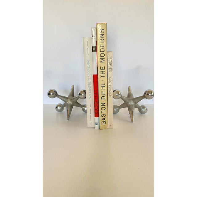 Mid-Century Modern Mid Century Bill Curry Model J1 Jacks Bookends/Paperweights - a Pair For Sale - Image 3 of 8