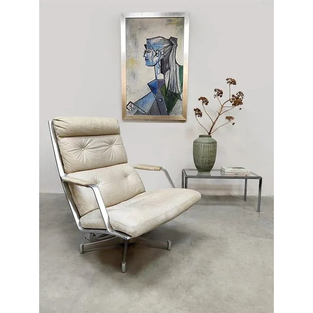 Danish FK 85 Lounge Chair by Preben Fabricius & Jørgen Kastholm for Alfred Kill, 1970s For Sale - Image 3 of 7
