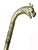 Antique Silver Plated Walking Cane For Sale - Image 5 of 18