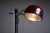 Chrome and Bordeaux Floor Lamp by Enrique Franch for Metalerte, 1970s For Sale - Image 3 of 11