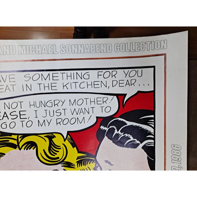 1980s Roy Liehtenstein Walker Art Center Eddie Diptych Offset Lithograph For Sale - Image 5 of 8