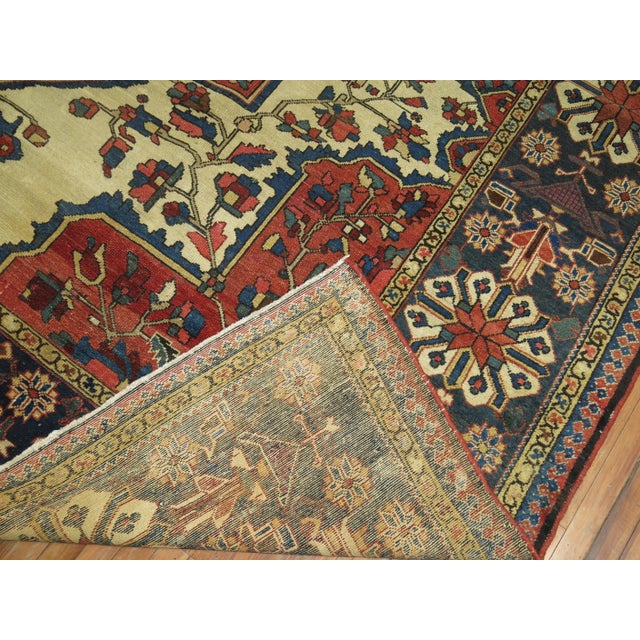 Tribal Antique Bakhtiari Rug For Sale - Image 12 of 18