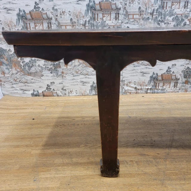 Rustic Antique Shanxi Province Elm Table For Sale - Image 3 of 9