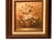 Art Deco Vintage Blooming Roses Brown Pot Small Canvas Oil Painting For Sale - Image 3 of 6