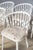 Early 21st Century Painted Beech Chairs with Padded Fabric Seats, 1970s, Set of 6 For Sale - Image 5 of 18
