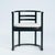 Bauhaus design chair in black lacquered beech, in the style of the joseph hoffmann chairs, known as “fledermaus”. we love...