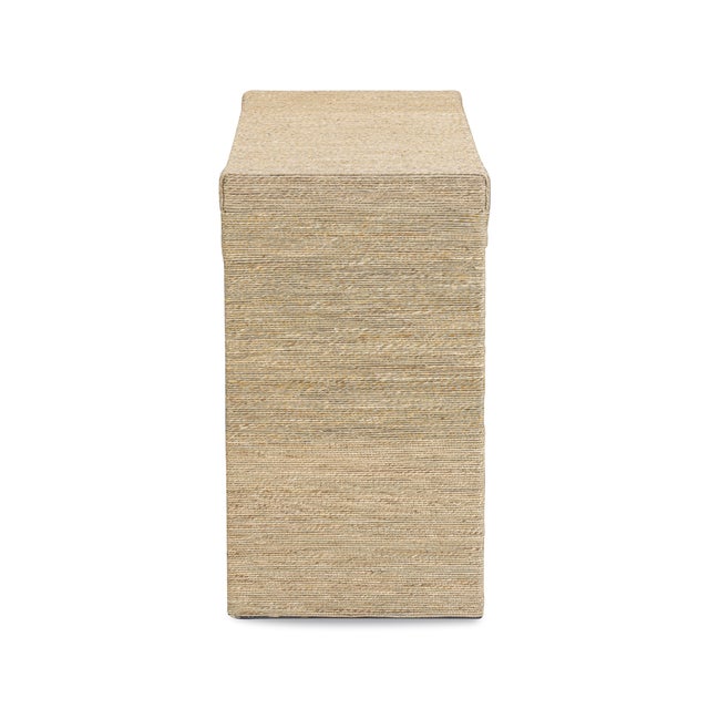 Mona Natural Seagrass Console For Sale - Image 4 of 5