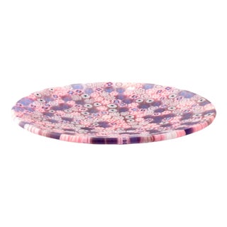 Murano Glass Millefiori Plate by Ercole Moretti For Sale