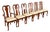 Thomasville Queen Anne Carved Solid Mahogany Dining Chairs | Set of Six For Sale