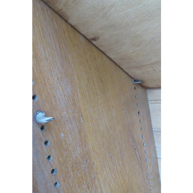 Early 1900s Tall and Narrow Oak Bookcase Display Shelf Cabinet 6194 For Sale - Image 15 of 16