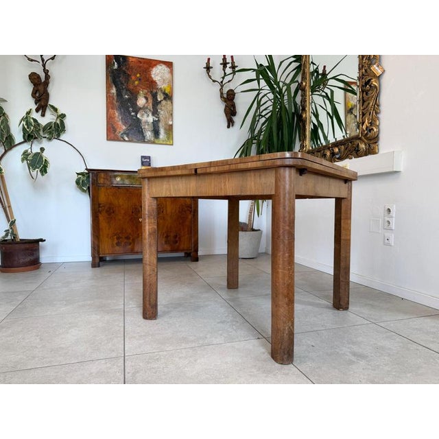Art Deco Bauhaus Round Side Table, 1950s For Sale - Image 4 of 18
