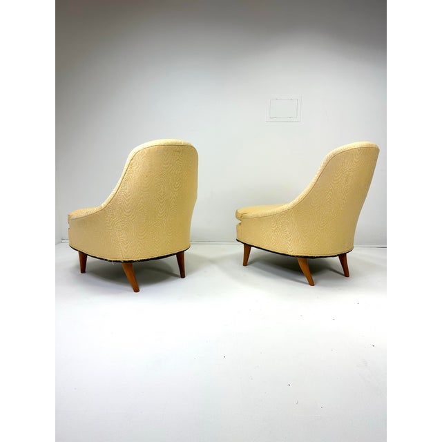 Nordiska Kompaniet 1950s Pair of Kerstin Horlin-Holmquist "Lilla Eva" Lounge Chairs For Sale - Image 4 of 8