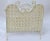 1970s Wrought Iron & Handwoven Iron Magazine Stand Champagne Shabby Chic Finish For Sale - Image 11 of 13