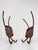 1950s Mid-Century Modern Primitive Sculptural Wall Coat Hooks from Bragalini, 1950s, Set of 2 For Sale - Image 5 of 18
