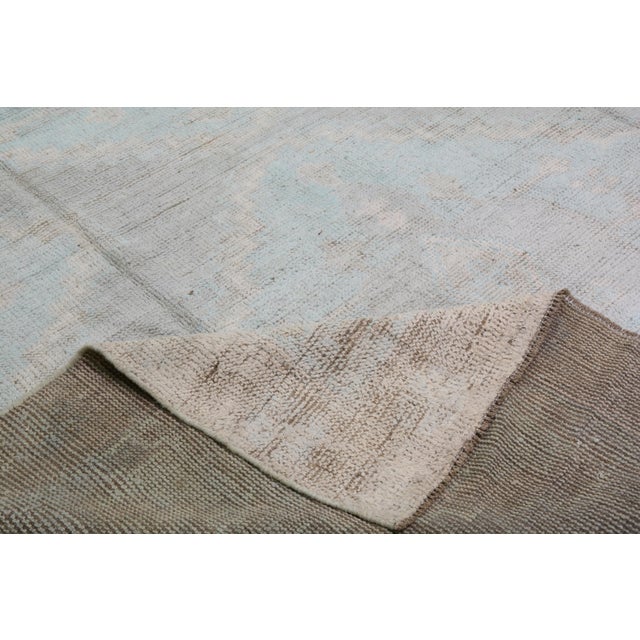 Oushak Hand Knotted Wool Rug, 8'7"x10'2" For Sale In New York - Image 6 of 6