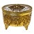 Vintage Gilt Ormolu Jewelry Casket Box With Beveled Glass Lid – French Regency / Hollywood Regency For Sale