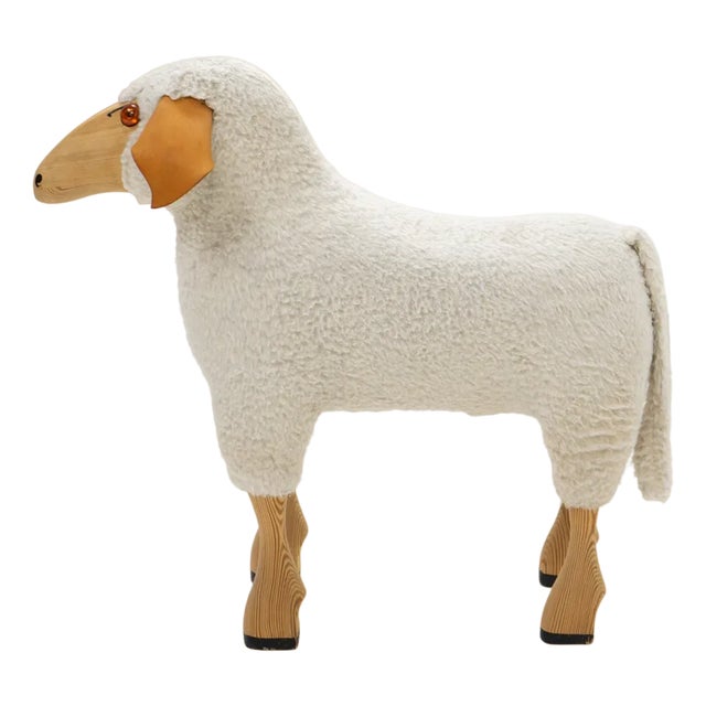 German Sheep Stool by Hans-Peter Krafft, 1980s For Sale