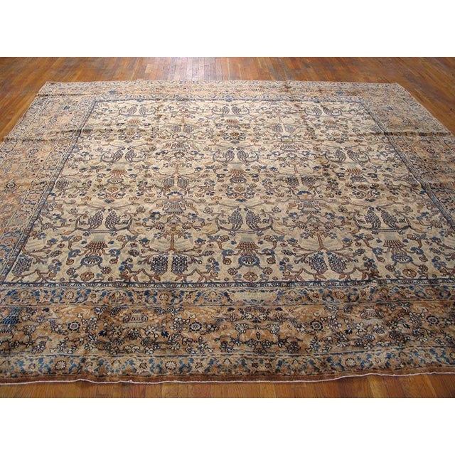 Early 20th Century N.E. Persian Khorasan Moud Carpet ( 10'8" x 11 - 325 x 335 )
