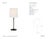 Thomas O'Brien by Visual Comfort Signature Bryant Large Table Lamp in Bronze with Linen Shade Designer: Thomas O'Brien...