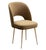 Metal Swell Cognac Velvet Chair For Sale - Image 7 of 7
