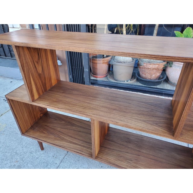 Brown Tokyo Walnut Bookcase For Sale - Image 8 of 12
