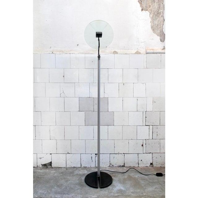 Black Olympia Floor Lamp by Carlo Forcolini for Artemide, 1980s For Sale - Image 8 of 8