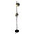 Space Age Mid-Century Modern Floor Lamp with 2 Chrome Shades from Gepo For Sale - Image 4 of 9