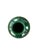 Thickly Glazed Vase in Malachite Color For Sale - Image 4 of 5
