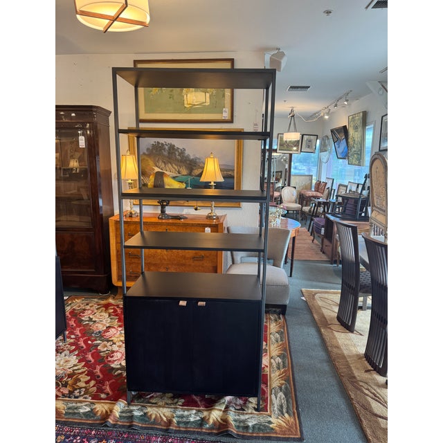 Design Plus Gallery presents the Trey Modular Wide Bookcase from Four Hands. Inspired by clean midcentury design, solid...