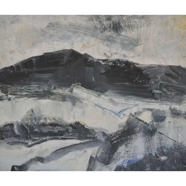 Modern Peter Rossiter New Black & White: Abstract Expressionist Contemporary Landscape For Sale - Image 3 of 3