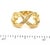 Gold Tiffany & Co. Picasso Infinity 18k Yellow Gold Double Hearts Ring - Size 6.5 For Sale - Image 8 of 8