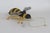 Glass Robert Stanley Bumblebee Christmas Ornament Blown Glass With Glitter Top 4495b For Sale - Image 7 of 12