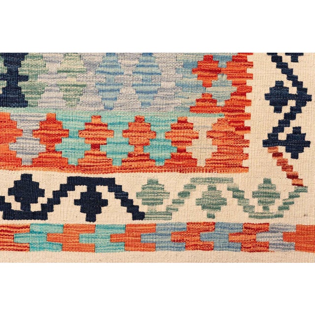 Handwoven Kilim Rug, Afghanistan For Sale - Image 5 of 18