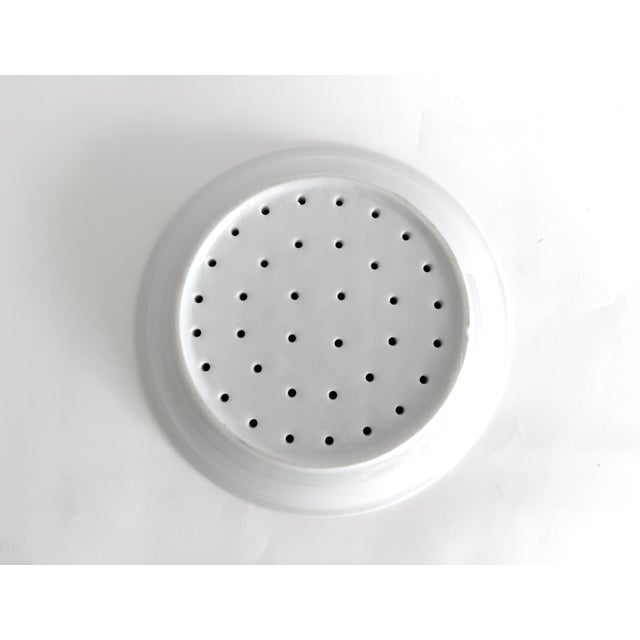 Early 20th Century French Faisselle Strainer Berry Bowl For Sale In Los Angeles - Image 6 of 7