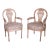 Pair of Directoire Style Painted Armchairs For Sale