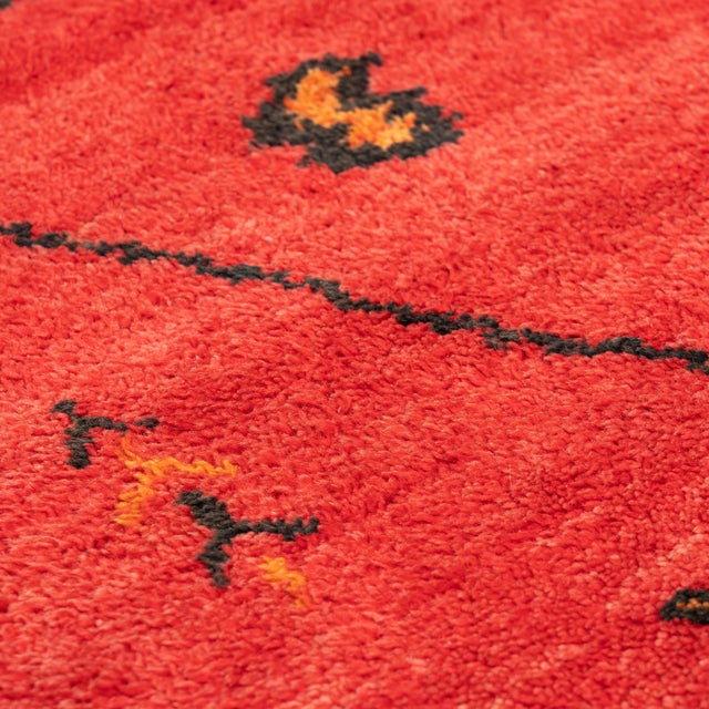 Large Flat-Weave Moroccan Rug For Sale - Image 6 of 10